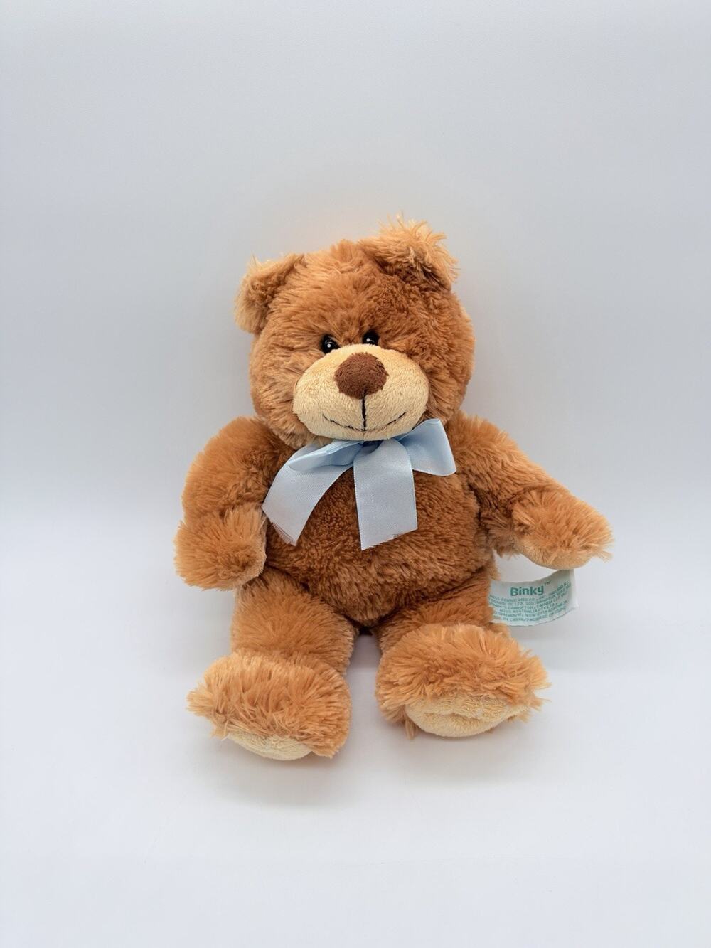 Russ Baby Binky Teddy Bear Plush Stuffed Animal Toy Soft Rare HTF 10"
